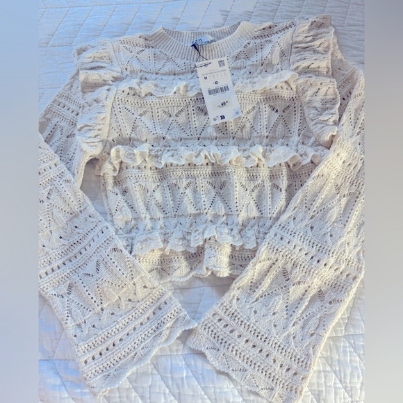 NWT Zara Knit Top - M - Picture 1 of 9